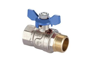 Zdjęcie: Zawór kulowy S30 W/Z 3/4" z motylkiem niebieskim, PN30 CALIDO