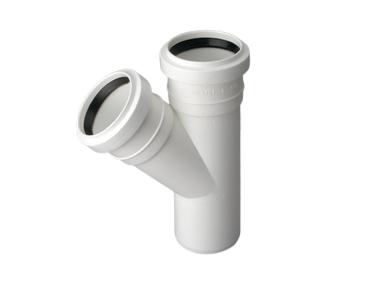 Zdjęcie: Trójnik kanalizacyjny 50/50 67 stopni biały PIPE LIFE
