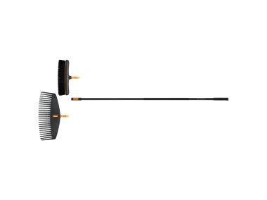 Zdjęcie: Zestaw szczotka + grabie do liści OneClick FISKARS