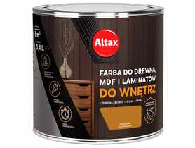 Farba do drewna,MDF i laminatów do wnętrz 0,4 L dąb ALTAX
