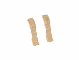 Zakończenia do listwy przypodłogowej Classic łącznik 2 sztuki Teak Mat CEZAR