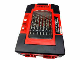Zestaw wierteł do metalu HSS 4241 - 19 szt. 1-10 x 0,5 mm PRO FACHMAYER