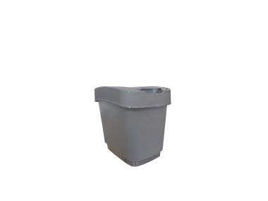 Zdjęcie: Kosz uchylny do segregacji 15 L Domino szary JOTTA