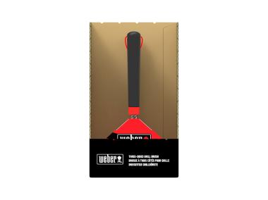 Zdjęcie: Szczotka do czyszczenia grilla trójstronna 30 cm WEBER