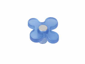 Gałka meblowa DG15 kwiatek niebieski GAMET