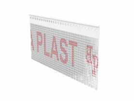 Listwa PVC zakończeniowa z siatką BP22 L250 3 mm biała BELLA PLAST
