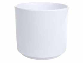 Osłonka doniczkowa Cylinder 994 - 16 cm biała CERMAX