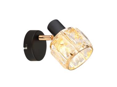 Zdjęcie: Kinkiet Dubai 1x40 W E14 czarny CANDELLUX