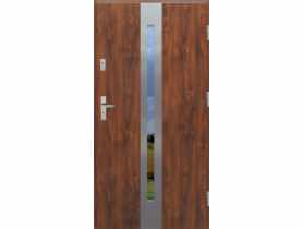 Drzwi zewnętrzne stalowo-drewniane Disting Otello 08 Dąb złoty 90 cm prawe KR CENTER