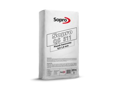 Zdjęcie: Piasek kwarcowy 0,5-1,0 mm QS 511 25 kg SOPRO