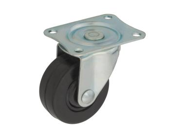 Zdjęcie: Zestaw z kołem 75 mm, 50 kg płyta obrotowa METRO