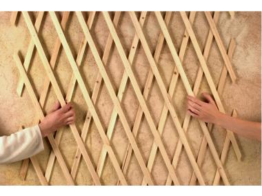 Zdjęcie: Drewniana kratka Trelliwood 1 x 3 m, naturalny NORTENE