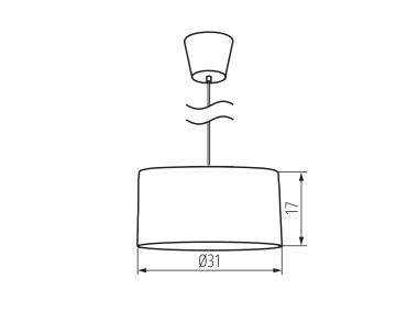 Zdjęcie: Oprawa sufitowa Afirro LAMP07 KINGBERRY