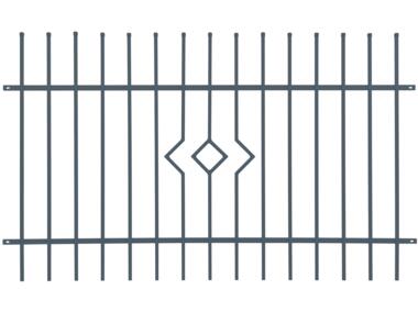 Zdjęcie: Przęsło Nikola II 2,00x1,45 m stal ocynk+ral7016 struktura POLBRAM