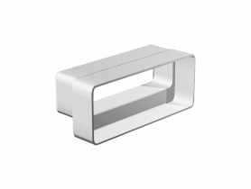 Adapter megaduct supertuba biały 220x90/204x60 mm VENTS