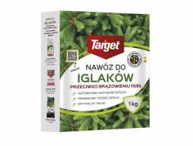 Nawóz granulowany do iglaków przeciw brązowieniu igieł z mikroskładnikami 1 kg TARGET