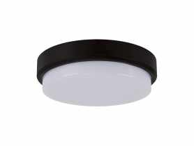 Plafoniera hermetyczna LED Aron LED C 18 W BLACK NW czarny STRUHM