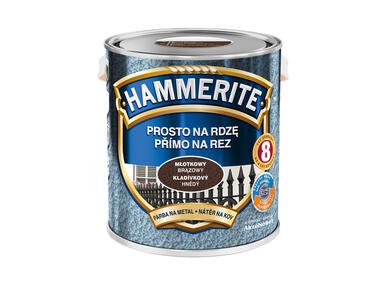 Zdjęcie: Farba do metalu 2,5 L młotkowy brązowy HAMMERITE