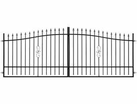 Brama dwuskrzydłowa Inga 3,5 m POLBRAM