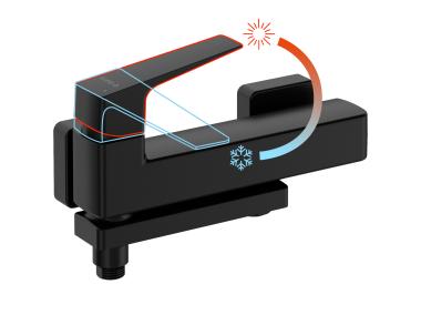 Zdjęcie: Bateria wannowa ścienna ze składaną wylewką DEANTE