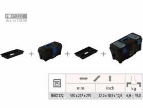 Zestaw skrzynek narzędziowych Set Box NBX1222 PROSPERPLAST