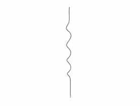 Podpora do roślin 180 cm spiralna TIN TOURS