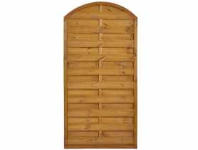 Płot pełny Trento 2 R34x44 z łukiem 90x180/160 cm złoty dąb SOBEX