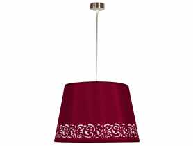 Lampa sufitowa wisząca Kaszmir 60 W burgund CANDELLUX