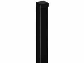 Słup gładki 70x70x2,5 mm - 2 m ocynk + ral9005 POLBRAM
