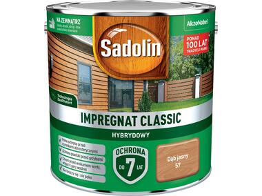 Zdjęcie: Impregnat ochronno-dekoracyjny hybrydowy Classic 2,5 L dąb jasny SADOLIN