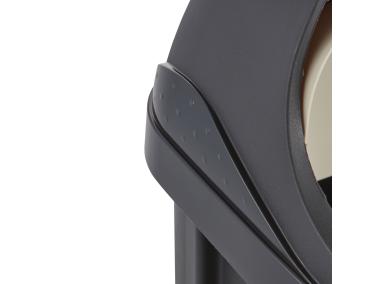 Zdjęcie: Kosz na śmieci z odchylaną pokrywą Rasmus 50 L grafit KEEEPER