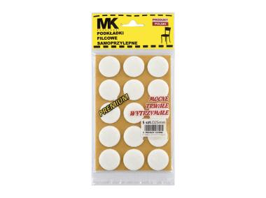 Zdjęcie: Podkładki filcowe premium fi 25 mm biały MK