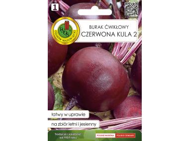 Zdjęcie: Burak ćwikłowy Czerwona Kula 2 - Czerwona Kula Rew 5 g PNOS