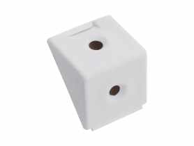 Złącze kątowe pojedyncze białe 12 sztuk METRO