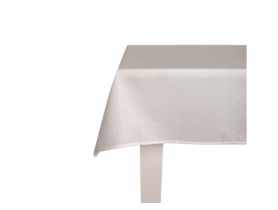 Obrus żakardowy Diamante 110x160 cm biały BBK