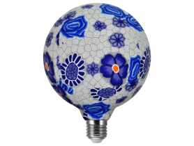 Żarówka dekoracyjna Folk Blue G125 E27 4 W POLUX