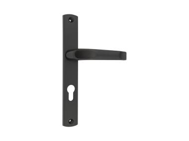 Zdjęcie: Klamka wąski szyld Diana 72 WKL czarna GAMAR