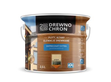 Zdjęcie: Impregnat do drewna Extra sosna naturalna 2,5 L DREWNOCHRON