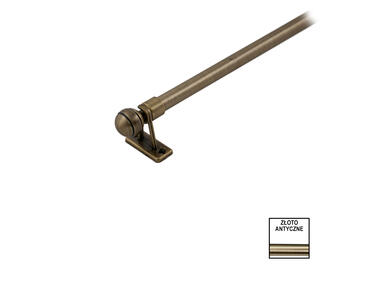 Zdjęcie: Karnisz mini Zeus fi 10 mm - 80 cm złoto KARWEL