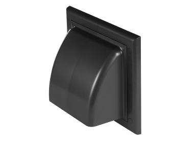 Zdjęcie: Osłona wywiewna kanału okrągłego 125 mm grafit AWENTA