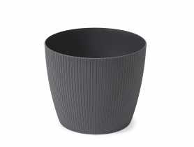 Osłonka-doniczka Magnolia recycled 260 mm jumper antracyt LAMELA