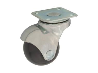 Zdjęcie: Kółko meblowe kulowe 40 mm, 40 kg, płyta obrotowa METRO