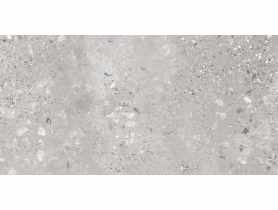 Gres szkliwiony Terazzo Grey Matt 60x120 cm Ceramika NETTO