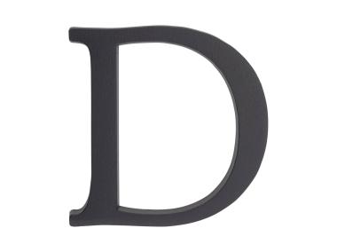 Zdjęcie: Litera aluminiowa "D" 105 mm grafit METRO
