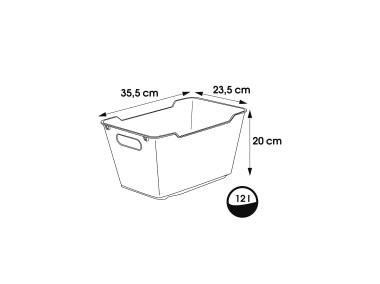 Zdjęcie: Pojemnik lifestyle-box lotta 12 L nordic blue KEEEPER