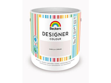 Zdjęcie: Farba lateksowa Designer Colour Vanilla Cream 2,5 L BECKERS