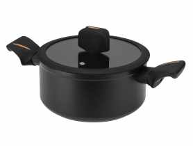 Garnek wysoki Nero 22 cm 5,5 L GALICJA