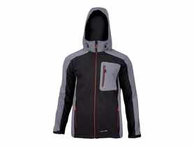 Kurtka softshell z kapturem czarno-szaro-pomarańczowa M LAHTI PRO