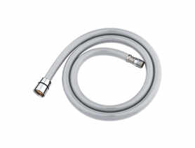 Wąż do baterii z wyciąganą wylewką 120 cm pvc silver STINNEA