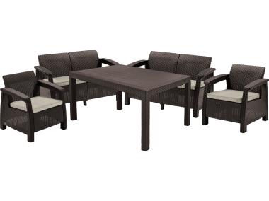 Zdjęcie: Zestaw mebli ogrodowych Corfu Fiesta brąz KETER